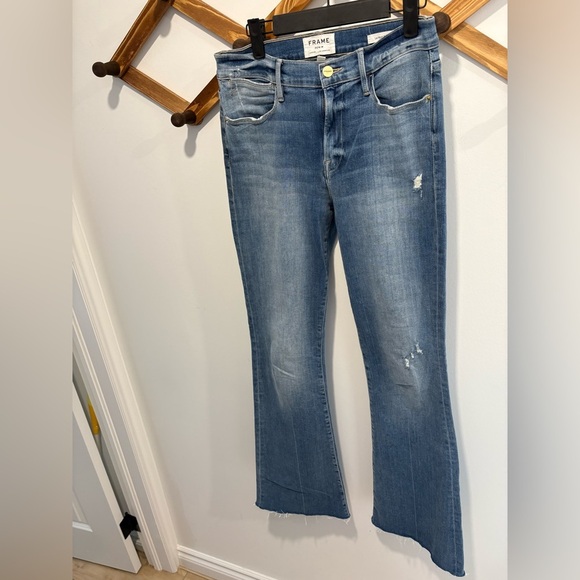 EUC- FRAME- Le high rise flare jeans - Picture 2 of 10